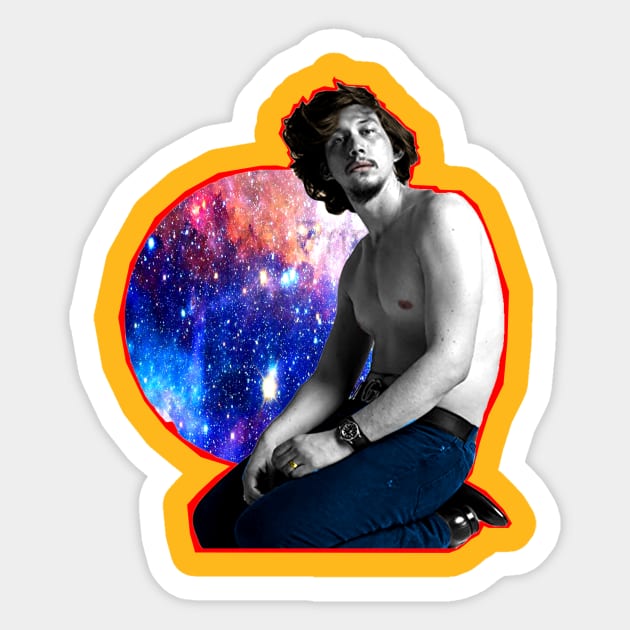 Adam Driver Sticker by austyndelugoart